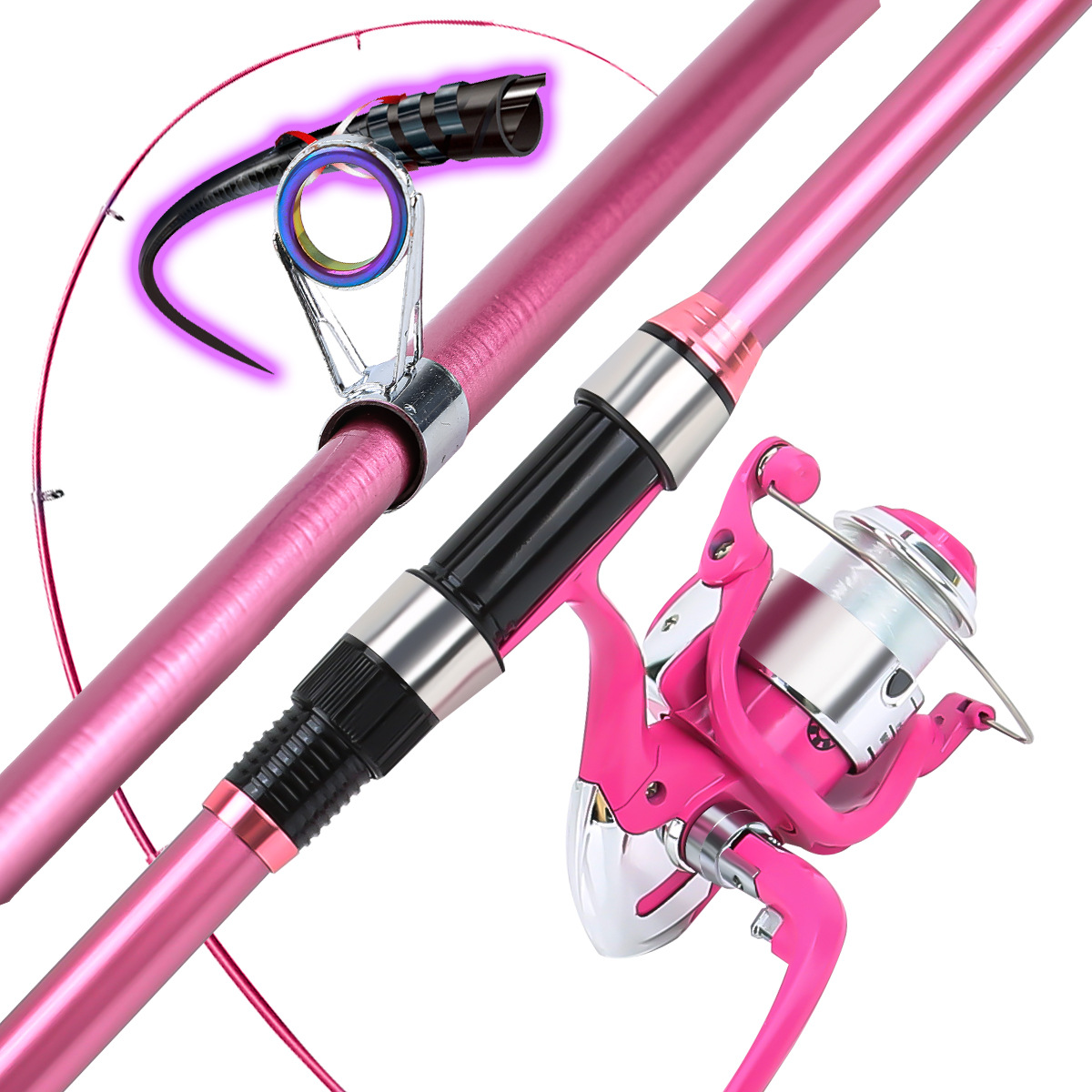 Fishing Pole Set Full Kits Wit - Fishing Rod Combo recension och pris